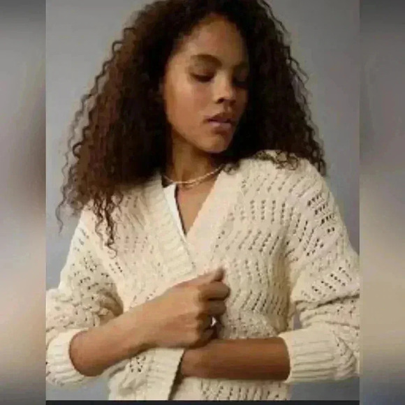 American Eagle lightweight Cardigan Boho Chic Size Small - Picture 1 of 10
